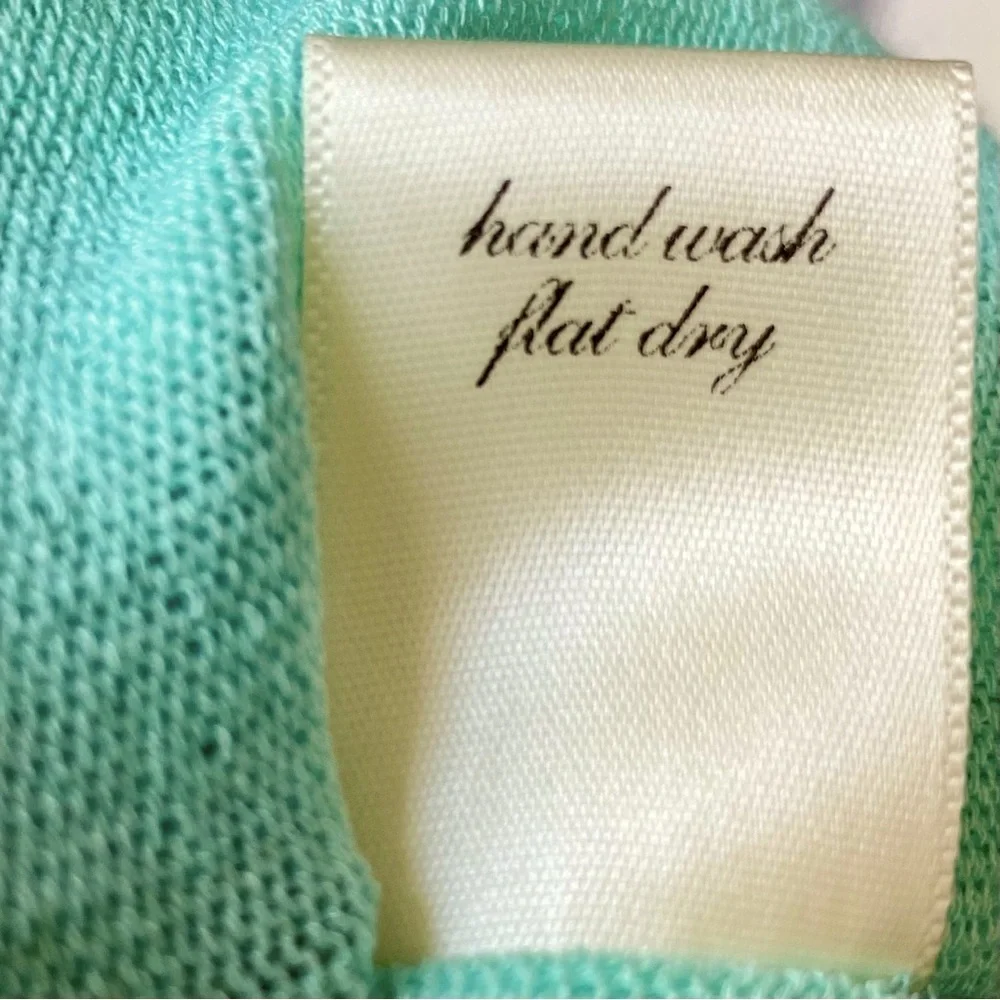 AINA BE Cardigan Open Front Lightweight Long Sleeve Seafoam Women Size M NWT